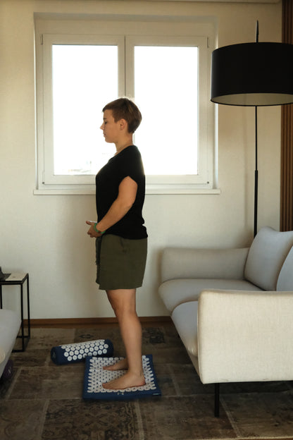 REG-Matte Pro Blau/Weiß