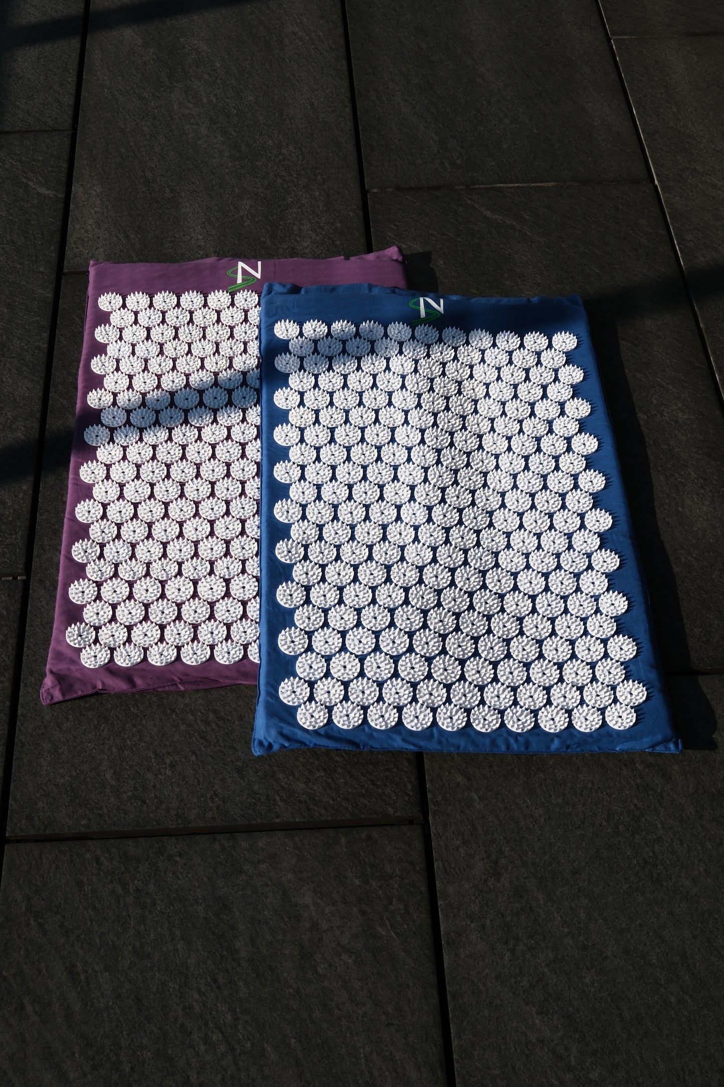 REG-Matte Doppel-Set in Violett & Blau