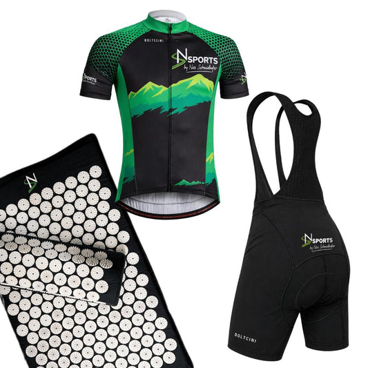 Fahrrad Trikot & Hose + REG Matte Pro | Set